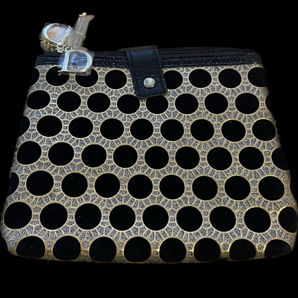 Vintage Dior cosmetic makeup bag travel pouch
